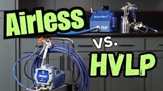 Airless vs HVLP Paint Sprayer