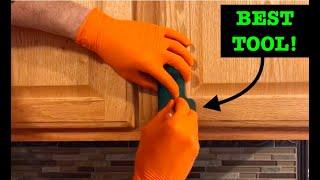 BEST tool for installing cabinet door knobs in minutes!