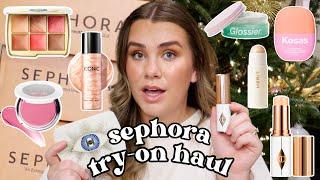 sephora *try-on* makeup haul!  2024