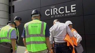 Blickpunkt arv/asr 2017 (2'-CLIP): Baustellenbegehung "The Circle at Zürich Airport" (07.09.2017)