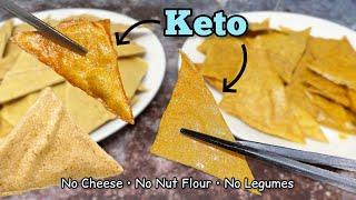  Fried Low Carb Keto Corn Tortilla Chips | Original Recipe | Please Credit With Link