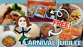 Every Free Food Option on the Carnival Jubilee