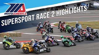 Supersport Race 2 at Ridge Motorsports Park 2024 - HIGHLIGHTS | MotoAmerica