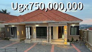 Touring a bedroom house for sale at Akright estate Bwebajja at 750Million ugx /$200,000 USD