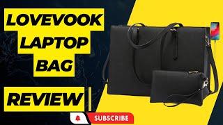 LOVEVOOK Laptop Bag for Women, Fashion Computer Tote Bag Large Capacity Handbag Review