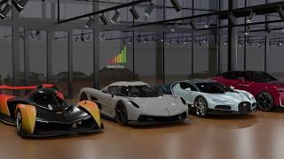 MOST EXPENSIVE CARS Comparison 3D | $1.7M to $30M