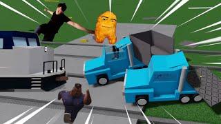 ROBLOX Train Vs Car Crash #4