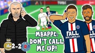 ️ZIDANE loves MBAPPE️ (Real Madrid vs PSG 2-2 Parody Goals Highlights Champions League 2019)