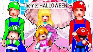 We play DRESS TO IMPRESS NEW HALLOWEEN UPDATE with our BABY PLUSHIES..