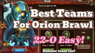 Orion Brawl Best Teams. Win ALL Battles. Hero Wars: Dominion Era