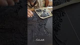 Hand embroidery fabric for party #womenclothing   #embroidery   #manufacturing #Embrabelle export