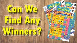  £3 Cash Lines Scratchcards  UK scratch cards  scratch cards UK 