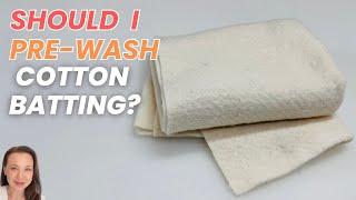 Does Cotton Batting Shrink? | Should I Pre-wash Wrap n Zap?