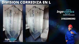 DIVISIONES DE BAÑO EN VIDRIO TEMPLADO EN BOGOTA-INGEVIDRIOS