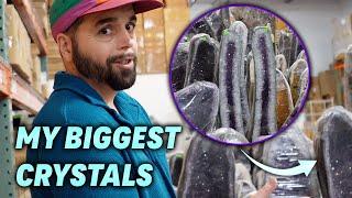 These Statement Pieces Are INSANE!! Tour of My BIGGEST Crystals!