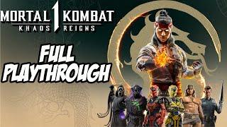 MORTAL KOMBAT 1 "KHAOS REIGNS STORY MODE DLC" Full Playthrough Gameplay