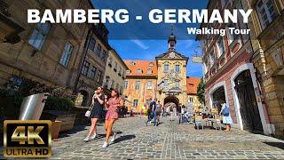  BAMBERG - GERMANY - 4K Walking Tour - UNESCO WORLD HERITAGE