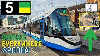 Cabinerit Tram 5 Amsterdam | Amstelveen Stadshart - Centraal Station | 4K Tram Driver Cabview