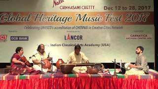 Sangeet Samrat Chitravina N.Ravikiran l Global Heritage Music Fest 2017 l Web Streaming