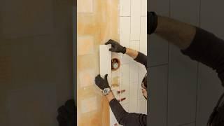 Tile Tip for Shower Valve - #shorts #tileshower #diy #homerepairtutor