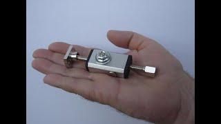 FortisClamp Mini-Tee. Low profile Aluminum "T"-slot clamp for CNC routers.