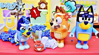 Bluey’s Bathroom Safety Adventure: Can She Learn the Importance of Staying Safe While Having Fun?