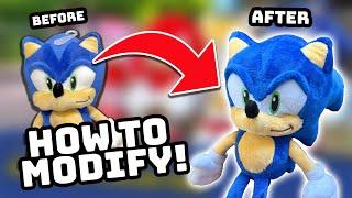 How I modified my Sanei All Star Sonic Plush! (TUTORIAL)