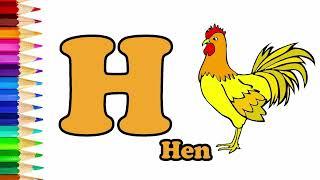 H for hen  Poem for Kids