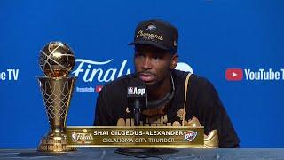 Shai Gilgeous-Alexander Speaks After Becoming An NBA Champion | June 22, 2025