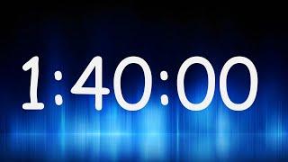 1 Hour 40 Minutes Timer / Countdown from 1h 40min