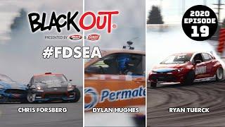 Wreck-filled Formula D event in Pacific Northwest.  Tuerck, Hughes and Forsberg - BlackOut Ep19!