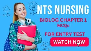 Nursing Entry Test MCQs Of Biology Chapter 1 NTS