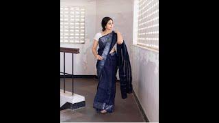 Banarasi Sarees For Intimate And Big Fat Indian Weddings|| Blue Silk saree Online Shopping just 749