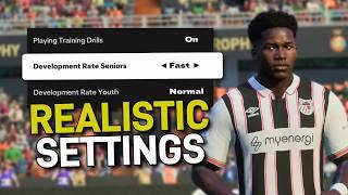 What Is the Most Realistic Setup for Career Mode?