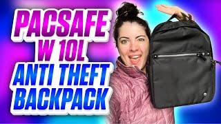 Pacsafe Women's 10L Anti Theft Backpack Review