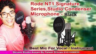 Rode NT1 Signature Series Studio Condenser Microphone - Black // Best Mic For Vocal