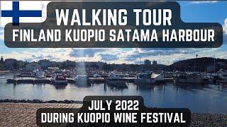 Walking tour | Finland Kuopio Satama Harbour | July 2022 | 