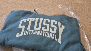 STUSSY INTERNATIONAL RELAXED HOODIE UNBOXING/REVIEW