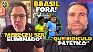 COMENTARISTAS DETONAM SELEÇÃO BRASILEIRA APÓS SER ELIMINADA DA COPA AMÉRICA!!