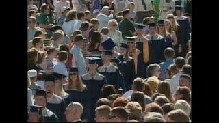 The emotional 1999 Columbine High School graduation ceremony