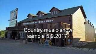 Sample of country music show