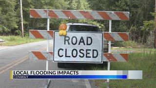 Conway residents still dealing with river flooding after Debby