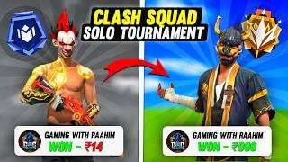 Playing Solo Clash Squad Tournament To Earn ₹10,000 - Gaming with Raahim