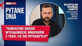 Kosiniak-Kamysz: konieczne będzie wyciągnięcie wniosków z tego, co się wydarzyło | PYTANIE DNIA