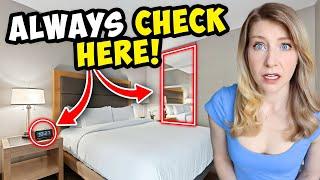 EXPOSED: Hidden Cameras & Spy Mirrors in Hotels (ALWAYS Check This!)