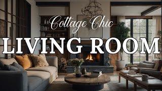 Modern Cottage Living Room: Cozy Tradition with Contemporary Chic