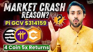 Market Crash Reason Pi GCV Price Coming