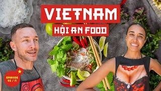 FOOD & COFFEE of Vietnam! (Dane Got Sick ) Hoi An Markets | Vlog 2 of 11