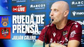 RUEDA DE PRENSA de Julián Calero previa al encuentro ante el Ponteveda CF (Copa del Rey)