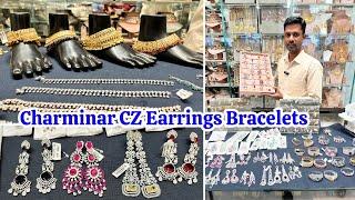 Charminar Ladbazar Fancy Exclusive Celebrity Style AD CZ Earrings Bracelets Jewellery Collection